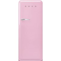 Smeg Right Hand Hinge FAB28RPK5UK Fridge with Ice Box - Pastel Pink - D Rated