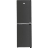 Beko HarvestFresh™ CNG5692VPZ 50/50 Frost Free Fridge Freezer - Black Steel - E Rated