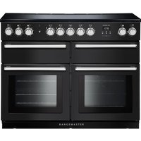 Rangemaster Nexus SE NEXSE110EICB/C 110cm Electric Range Cooker with Induction Hob - Charcoal Black - A/A/A Rated