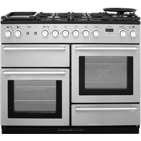 Rangemaster Nexus NEX110DFFSS/C 110cm Dual Fuel Range Cooker - Stainless Steel - A/A Rated
