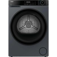 Haier X Series 5 HD80-D357GU1-UK Wifi Connected 8Kg Heat Pump Tumble Dryer - Graphite - A++ Rated