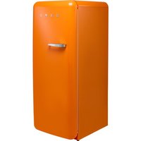 Smeg Left Hand Hinge FAB28LOR5 Fridge with Ice Box - Orange - D Rated