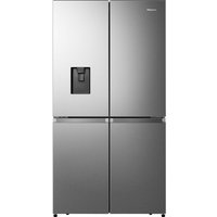Hisense RQ758N4SWSE Wifi Connected Non-Plumbed Total No Frost American Fridge Freezer - Stainless Steel - E Rated