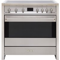 Smeg Opera A1PYID-9 90cm Electric Range Cooker with Induction Hob - Stainless Steel - A+ Rated