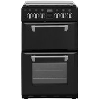 Stoves Mini Range RICHMOND550DFW 55cm Freestanding Dual Fuel Cooker - Black - A/A Rated