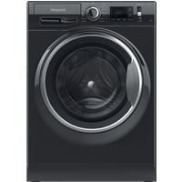 Hotpoint ActiveCare NM11946BCAUKN 9kg Washing Machine with 1400 rpm - Black - A Rated