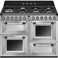 Smeg Victoria TR4110X-1 110cm Dual Fuel Range Cooker - Stainless Steel - A/A Rated