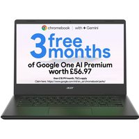 Acer 14" Chromebook 314 CBOA314-1H Intel® Celeron® N-series, 4GB RAM, 64GB, eMMC, Full HD, - Black