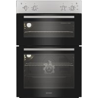 Indesit DII 10N S 105 L 4300 W Silver Indesit DII 10N S Electric Double Oven - Silver