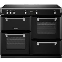 Stoves Richmond Deluxe ST DX RICH D1100Ei ZLS BK 100cm Electric Range Cooker with Induction Hob - Black - A Rated