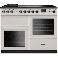 Rangemaster Professional Deluxe OC PRDLO110EIPIVY/CM1 110cm wide Electric Range Cooker with Induction Hob - Ivory - A Rated