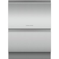 Fisher & Paykel Series 9 Double DishDrawer™ Dishwasher DD60D4HNX9 Wifi Connected Fully Integrated Full Size Dishwasher - Stainless Steel Control Panel with Sliding Door Hinge Kit - E Rated