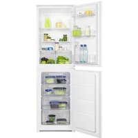 Zanussi ZNFN18FS5 Integrated 50/50 Fridge Freezer with Sliding Door Fixing Kit - White - F Rated