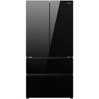 Hisense KitchenFit™ RF650P5SBE Wifi Connected Non-Plumbed Total No Frost Multi-door American Fridge Freezer - Silver - E Rated