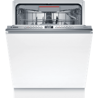 Bosch Series 6 SMD6YCX01G Wifi Connected Fully Integrated Standard Dishwasher - Stainless Steel Control Panel with Fixed Door Fixing Kit - A Rated