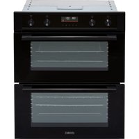 Zanussi Series 40 AirFry ZPCNA7KN Built Under Electric Double Oven - Black - A Rated