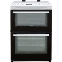 Zanussi ZCV69360WA 60cm Electric Cooker with Ceramic Hob - White - A/A Rated