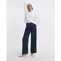 Lyocell Wide Leg Jeans