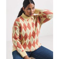 Argyle Polo Jumper 28 30