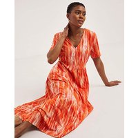 Soft Touch Asymmetric Maxi Dress Print