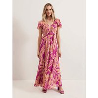 Printed Detail Maxi Dress Multi Coloured