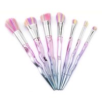 Glamza 7pc Twist Make Up Brush Set
