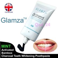 Glamza activated charcoal toothpaste 50g