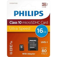 Philips Micro SDXC Card 16 GB Class 10 UHS-I U1 with Adaptor