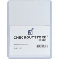 25 CheckOutStore Clear Protective Toploader Card Protector (3 x 4 in)