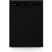 Montpellier 13 Place, 5 Program, Freestanding Dishwasher In Black, Black