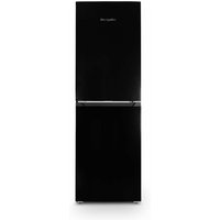 Montpellier MNF167EBK 54cm Wide, 167cm Tall Frost Free Freestanding Fridge Freezer Black