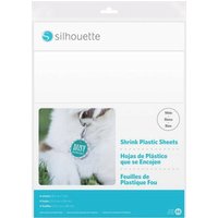 Silhouette Shrink Plastic Sheets - 21,5 cm x 28 cm - White