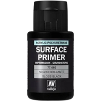 Vallejo Metal Color Gloss Black Primer - 60 ml