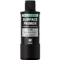 Vallejo Metal Color Gloss Black Primer - 200 ml