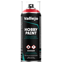 Vallejo Hobby Paint Spray Primer - Bloody Red