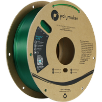 Polymaker PolyLite PETG Translucent Green - 1,75 mm / 1000 g