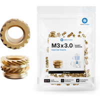 CNC Kitchen Gewindeeinsatz M3 Kurz - M3x3.0