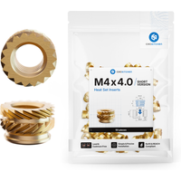 CNC Kitchen Gewindeeinsatz M4 Kurz - M4x4,0