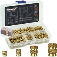 ruthex #2-56/#4-40/#8-32/#10-24 UNC Gewindeeinsatz Sortimentskasten - 1 Set