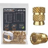 ruthex Gewindeeinsatz #10-24 UNC (50 Stück) - #10-24x9,5
