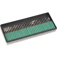 Silverline Diamant-Schleifstifte für Rotationswerkzeuge, 30-teilig - 3,17 mm