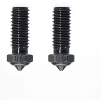 Qidi Tech Düse Stahl gehärtet für X-Smart 3/X-Plus 3/X-Max 3/Q1-Pro 2er-Set - 0,6 mm