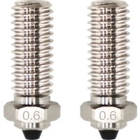 Qidi Tech Bimetal Düse für X-Smart 3/X-Plus 3/X-Max 3/Q1-Pro 2er-Set - 0,6 mm
