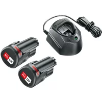 Bosch 12V Akku Starterset inkl. Ladegerät - 2 x 1,5Ah