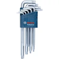Bosch Professional Sechskantenschlüssel-Set, 9 Teile - Torx