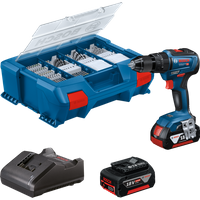 Bosch Professional GSB 18V-55 Akku-Schlagbohrschrauber - 2 x 4,0Ah inkl. Zubehör