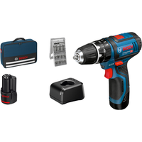 Bosch Professional GSB 12V-15 Akku-Schlagbohrschrauber - 2 x 2,0Ah
