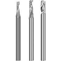 Two Trees HRC55 3,175 mm Wolframstahl-Fräser Downcut 3er-Set - 1 Set