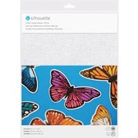 Silhouette Printable Sticker Sheets - Glitter White