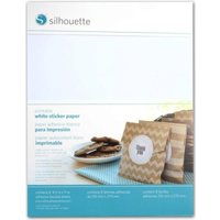 Silhouette Printable Sticker Paper - White